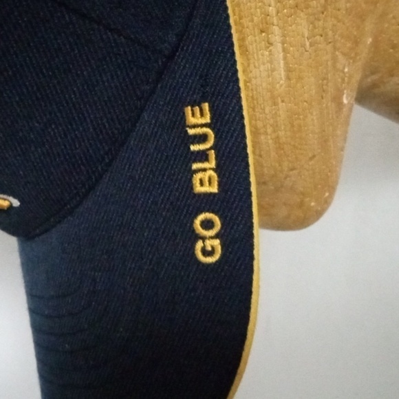 Top of the World Hat Michigan University Embroidered Cap Blue Gold size 7  Pre - Picture 4 of 8
